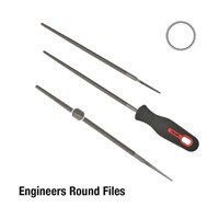 Round Second Cut File, 400mm