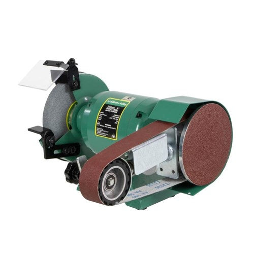 Abbott & Ashby 8" Industrial Grinder with Linishing Attachment, 915mm x 50mm