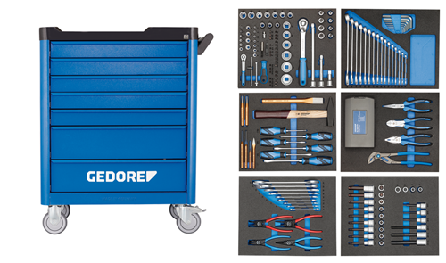 Gedore Workster Smartline 190 Piece Tool Trolley WSL-L-190