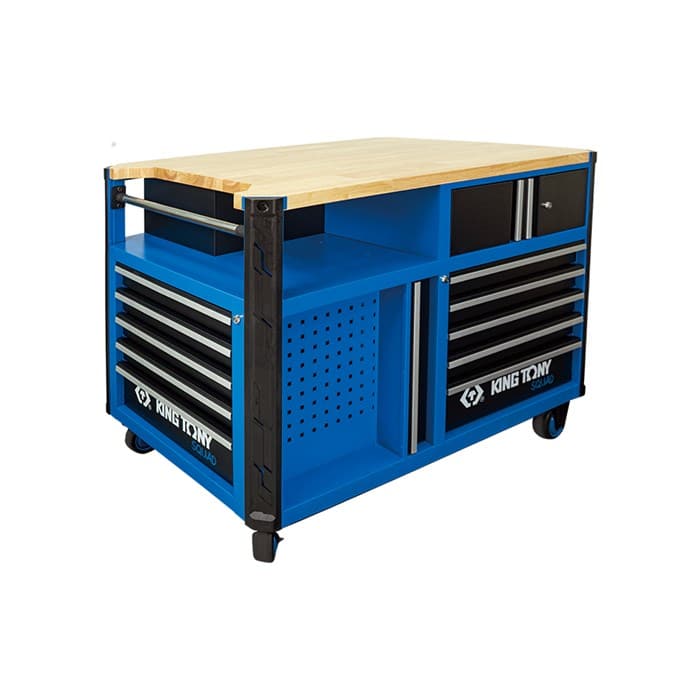 King Tony Squad SL10 Super Large Roller Workstation 42″ Width (KT87SQ34-10B-BK)