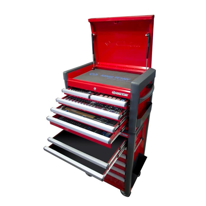 King Tony Metric Tool Set – 4 Drawer + 7 Drawer Roll Cab -237pc