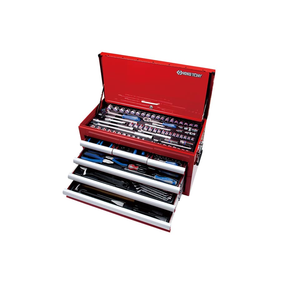 King Tony Tool Set 9 Draw (Red) – 219pc