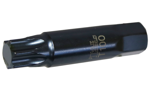 22mm Hex Torx Insert Bit, T100 x 107mm