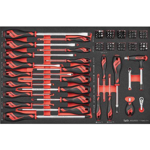 Teng 115pc Mixed Driver And Bits Set Foam