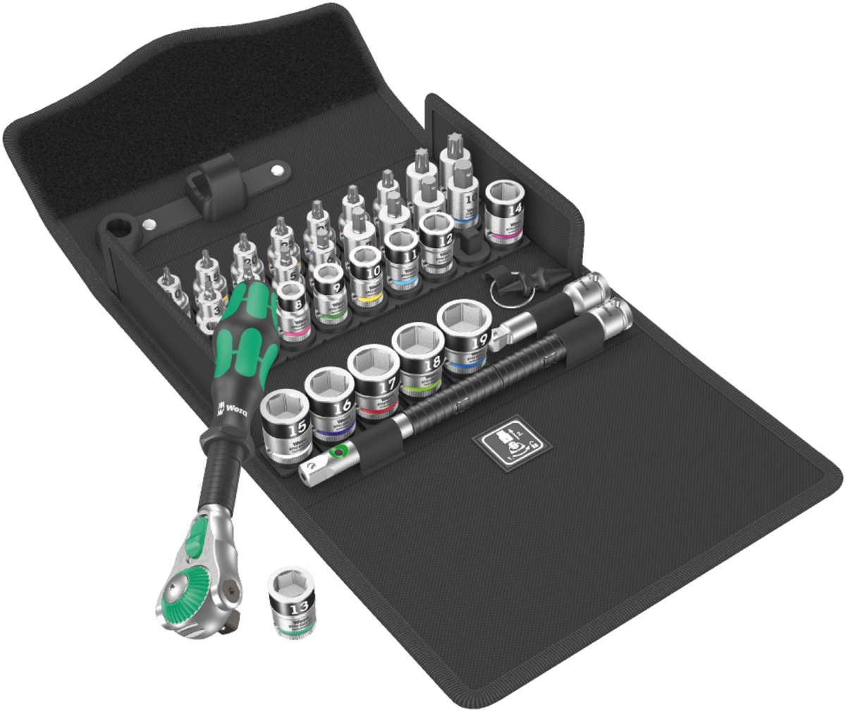 Wera 3/8" Dr. All-In Zyklop Speed Ratchet Set