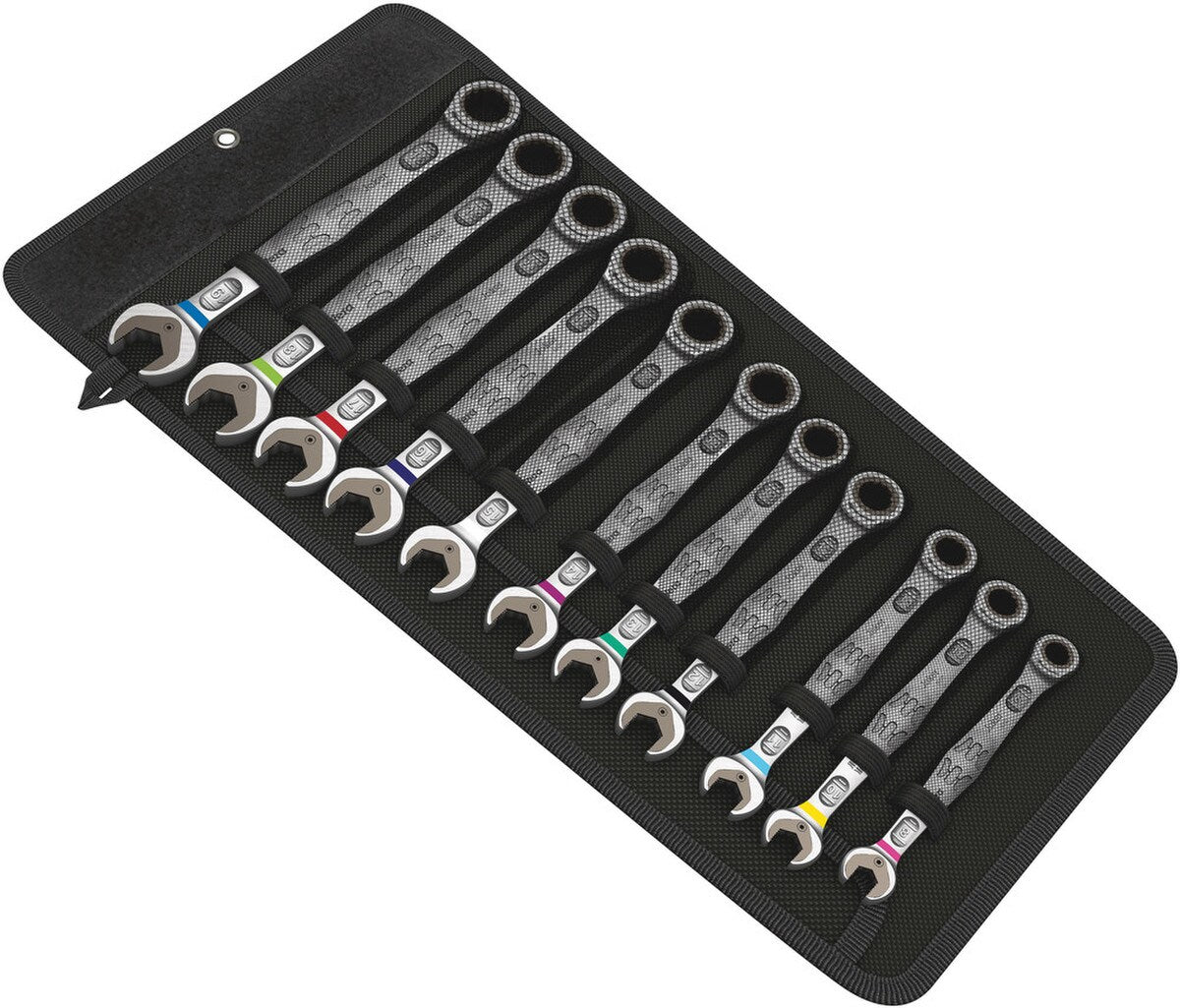 Wera 6000 Joker 11 Set 1 Ratcheting Combination Wrench Set