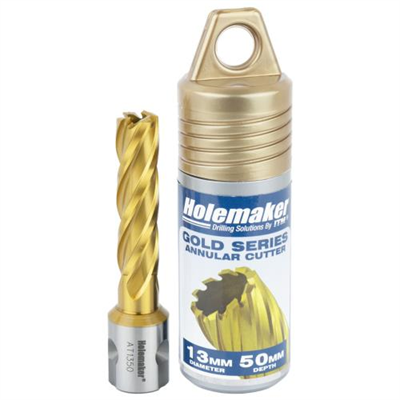 Holemaker Uni Shank Tinite (Tin) Cutter 13mmx50mm