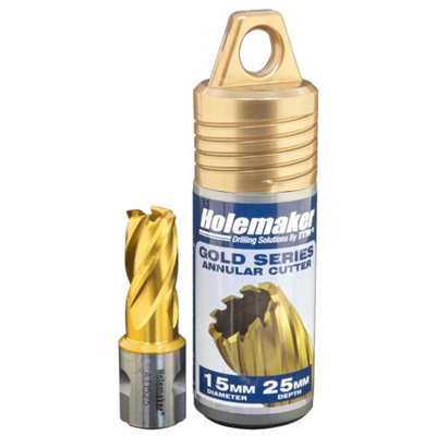 Holemaker Uni Shank Tinite (Tin) Cutter 15mmx25mm