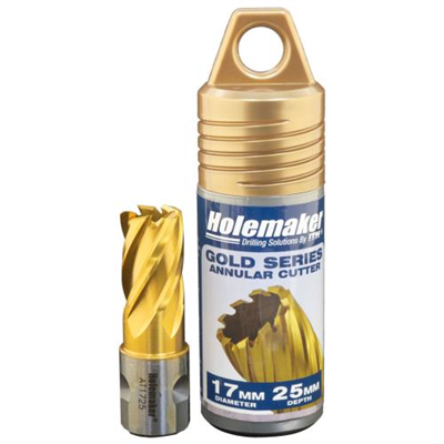 Holemaker Uni Shank Tinite (Tin) Cutter 17mmx25mm