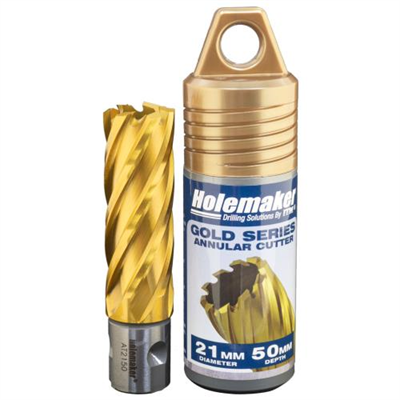 Holemaker Uni Shank Tinite (Tin) Cutter 21mmx50mm