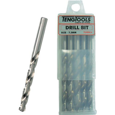 Teng 10pc 7.5mm Drill Bit (Din338)