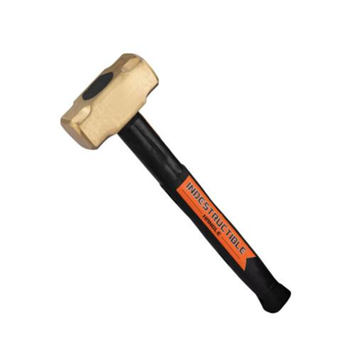 Groz Indestructible Handle Brass Head Hammer 4lb/1.8kg
