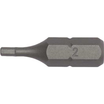 Teng 3Pc 1/4in Hex 6mm Hex Bit x 25mm (L)