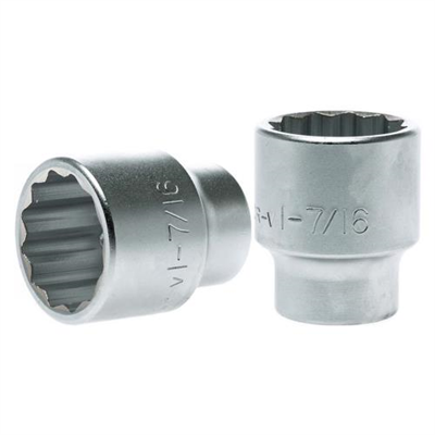 Teng 3/4in Dr. Socket 1-7/16in 12Pnt