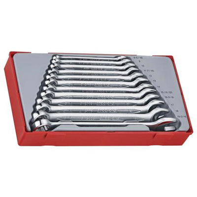 Teng 12pc Combination Spanner Set 8-19mm - TC-Tray