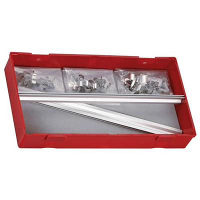 Teng 32pc Skt Clip Rail Set 1/4-3/8-1/2in - TC-Tray