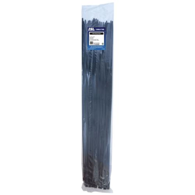 ISL 800 x 9.0mm UV Nylon Cable Tie - Blk. - 50pk
