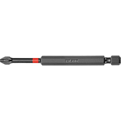 Teng 1pc 1/4in PZ#2 Impact Screwdriver Bit 89mm
