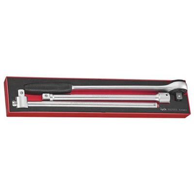 Teng 3pc 3/4in Dr. Ratchet & Accessory Set -TEX-Tray