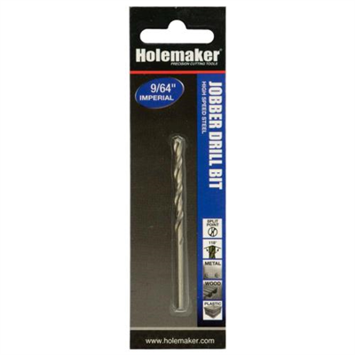 Holemaker Jobber Drill 9/64in - 1pc (Carded)