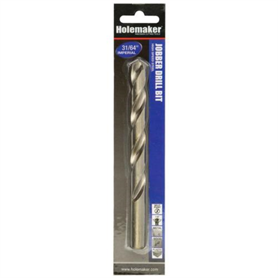 Holemaker Jobber Drill 31/64in - 1pc (Carded)