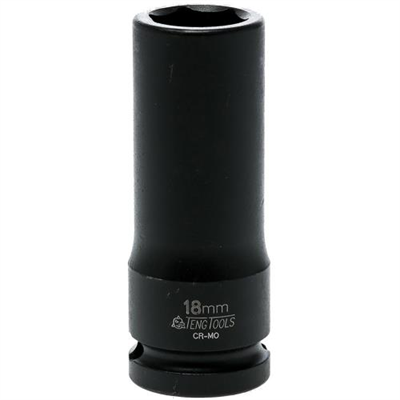 Teng 1/2in Dr. Deep Impact Socket 18mm DIN