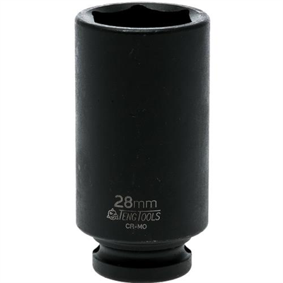 Teng 1/2in Dr. Deep Impact Socket 28mm DIN