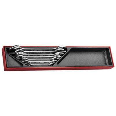 Teng 7pc AF Spanner Set Dbl. Open End 1/4-1-1/4in - TTX-Tray