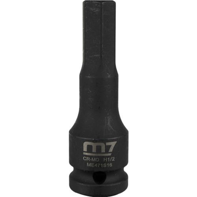 M7 Impact In Hex Socket, 1/2in Drive, 1/2in