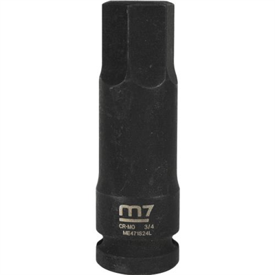 M7 Impact In Hex Socket, 1/2in Drive, 3/4in
