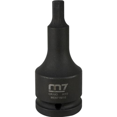 M7 Impact In Hex Socket, 3/4in Drive, 10mm