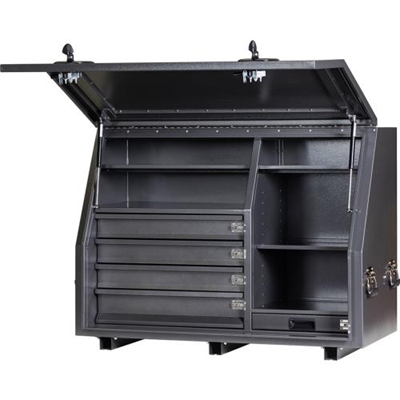 KABoxes 1360 Aluminium Series 4 Drawers & 5 Shelves - Black