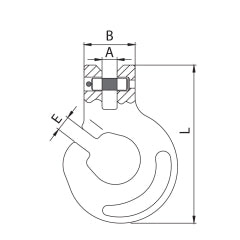 ITM G80 Clevis Choker Hook - 13mm Chain