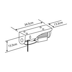 ITM Electric Hoist, Pro Wire Hoist, 100/200kg, 6/12M Lift
