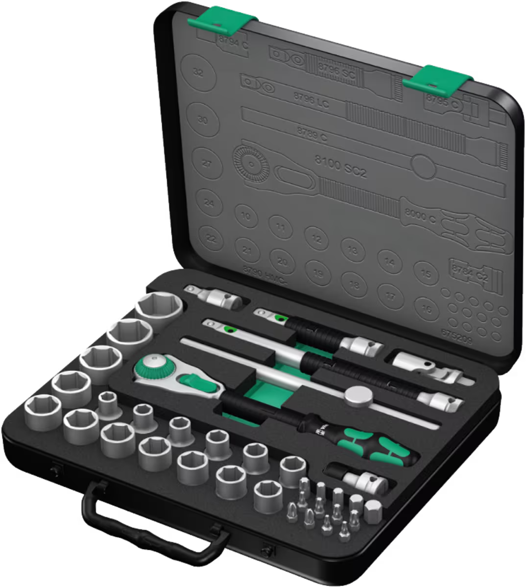 Wera 1/2" Dr. Zyklop Speed Ratchet Set