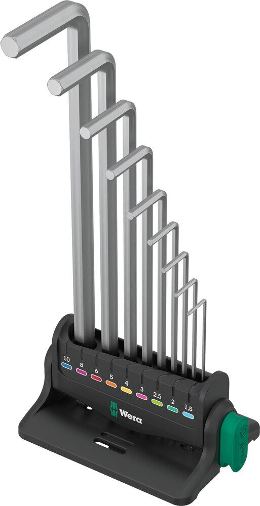 950/9 Hex-Plus 8 L-Key Set, Chrome-Plated