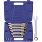 King Tony 12-Piece Flexible Speed Wrench Set – 8-19mm
