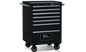 T&E 27" Godfather 7 Drawer Roller Cabinet - Black