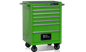 T&E 27" Godfather 7 Drawer Roller Cabinet - Green
