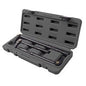 Rolled Head Pry Bar Set Adjustable 3pc