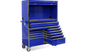 T&E 52" Tool Hutch & 12 Drawer Cabinet Combo - Blue