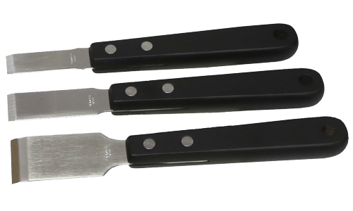 Stainless Steel Scraper Set, 3 Piece
