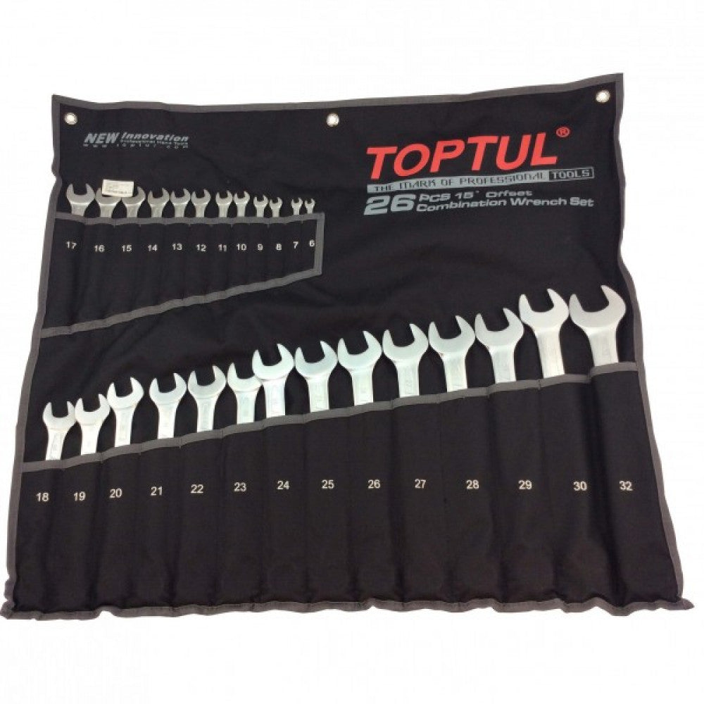 Toptul ROE Wrench HP Set 26Pce 6-32mm Toptul GPAX2601