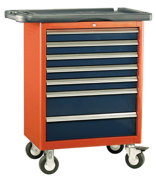 Genius 27" 7 Drawer Roller Cabinet w/ Top Tray