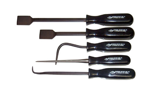 Gasket Scraper & Hook Set, 5 Piece