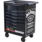Teng Jack Daniels 7 x Drawer ROLLER CABINET (Black)-Limted Edition**