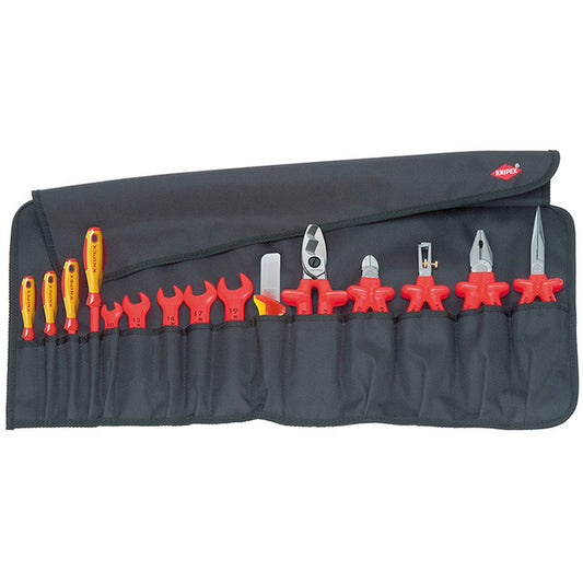 KNIPEX 15Pc VDE Tool Roll Set