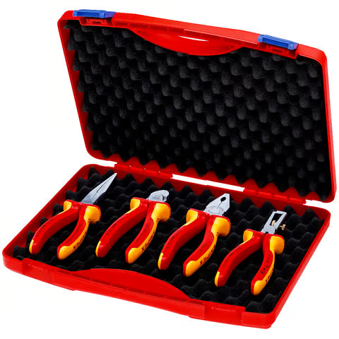 KNIPEX Tool Box "RED" Electro Set 4pc, VDE