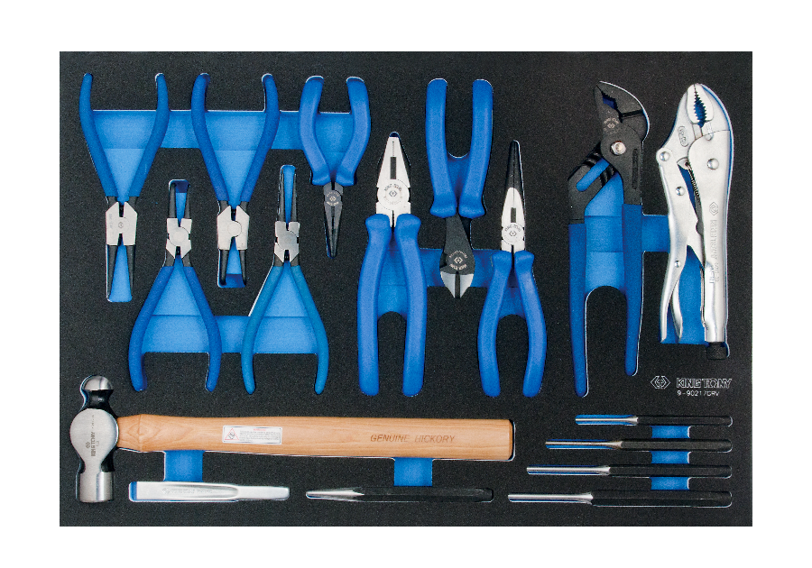 King Tony 17pc. Pliers & Hammer Set.Eva