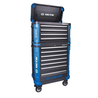 King Tony 278-Piece Tool Set – 4-Drawer Box & 7-Drawer Roll Cabinet (Blue Series)